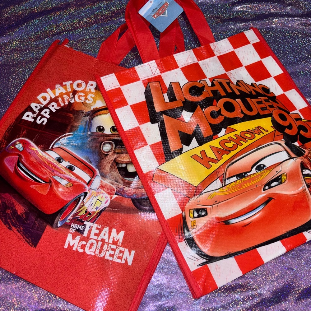 Disney Lightning McQueen Tote Bags